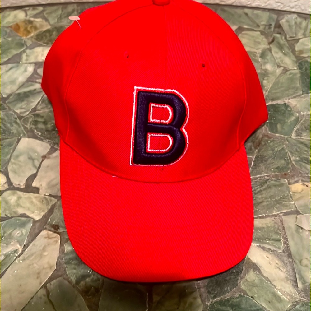 🔥VTG BOSTON RED SOX HAT VELCRO BACK! OSFA!!